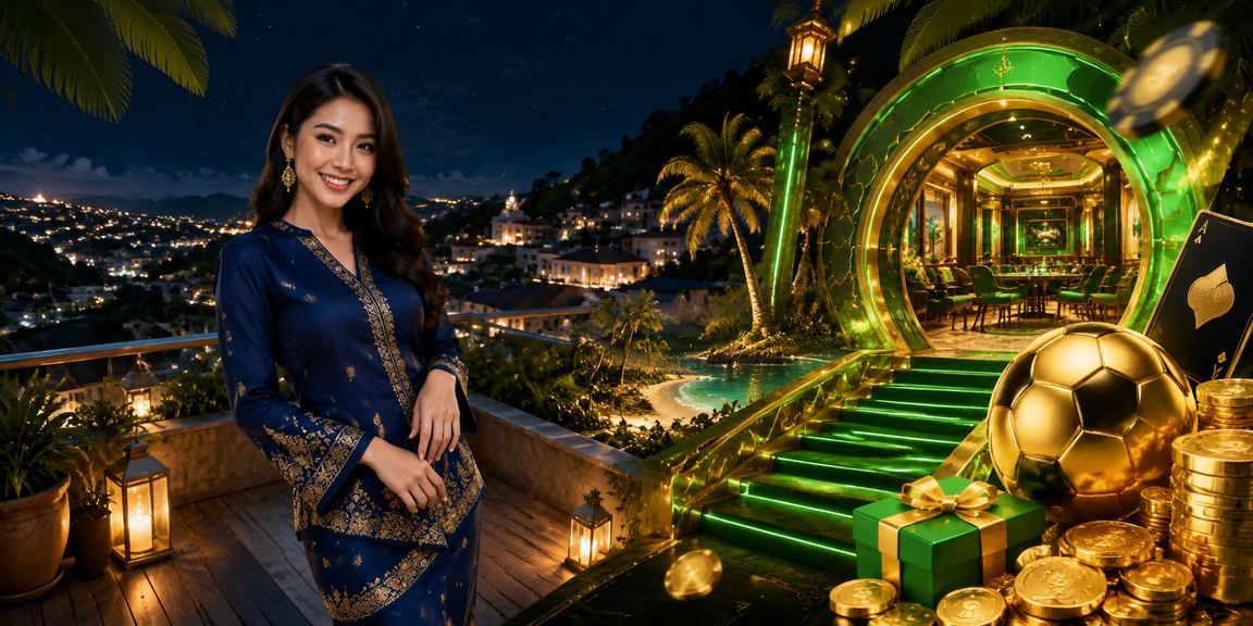 Gambaran suasana perjudian dalam talian Malaysia dengan tradisi baju kurung